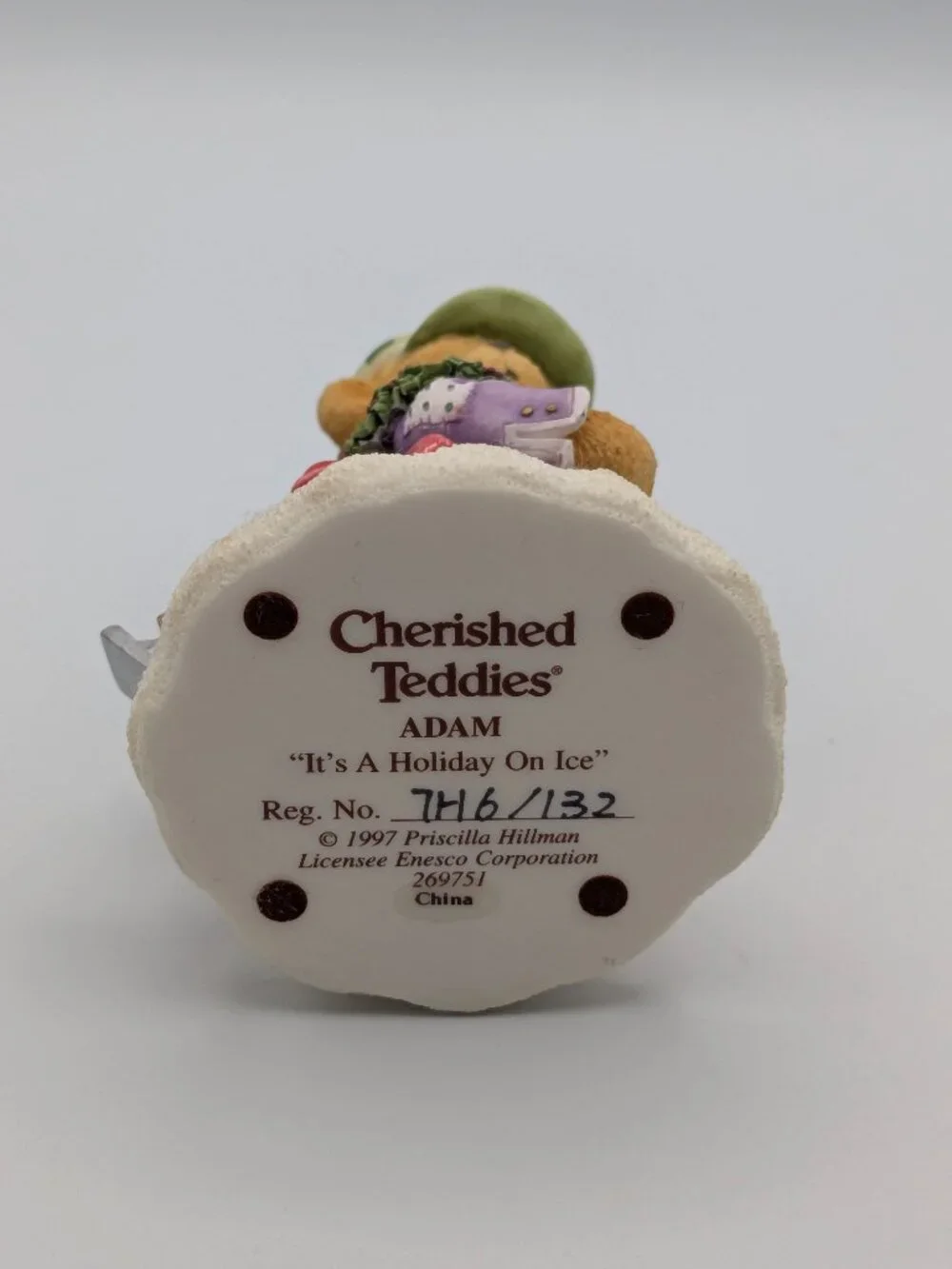 Cherished Teddies Adam "It's a Holiday on Ice" (269751) 1997 - Picture 6 of 8